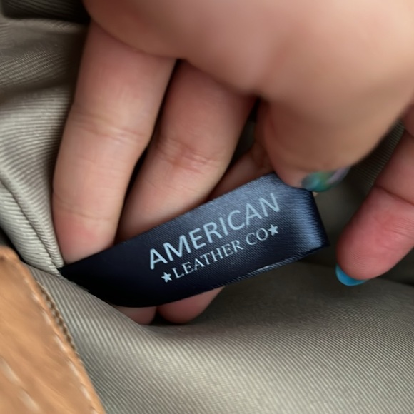 American leather bag like new condition - Picture 11 of 13